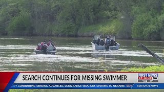 Search continues for missing swimmer