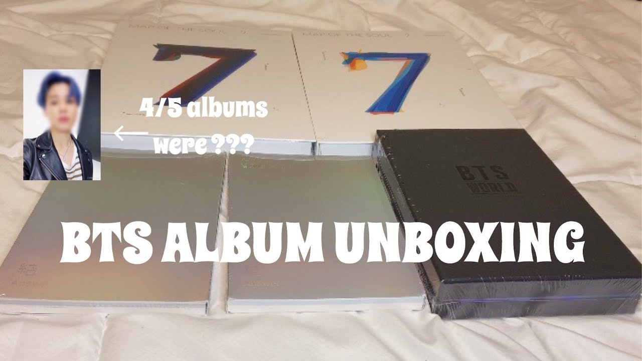 UNBOX WITH ME: BTS ALBUMS | MOTS7, LYS ANSWER, BTS WORLD - YouTube