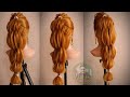 Simple easy back braid hairstyle 2020/ back bubbles braid hairstyle/ south indian traditional braid