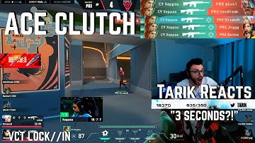 SEN tarik REACTS to C9 Xeppaa ACE CLUTCH vs PRX ! VCT LOCK//IN | VALORANT Clips