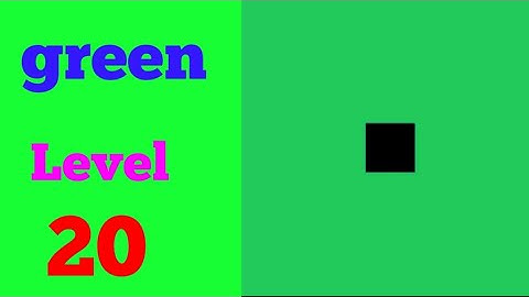 Green level 20 solution or walkthrough