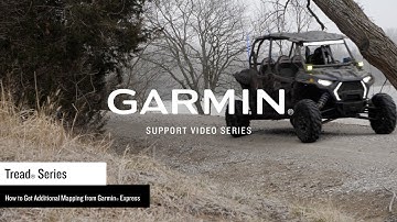 Support: Installing Additional Mapping on the Tread™ Series