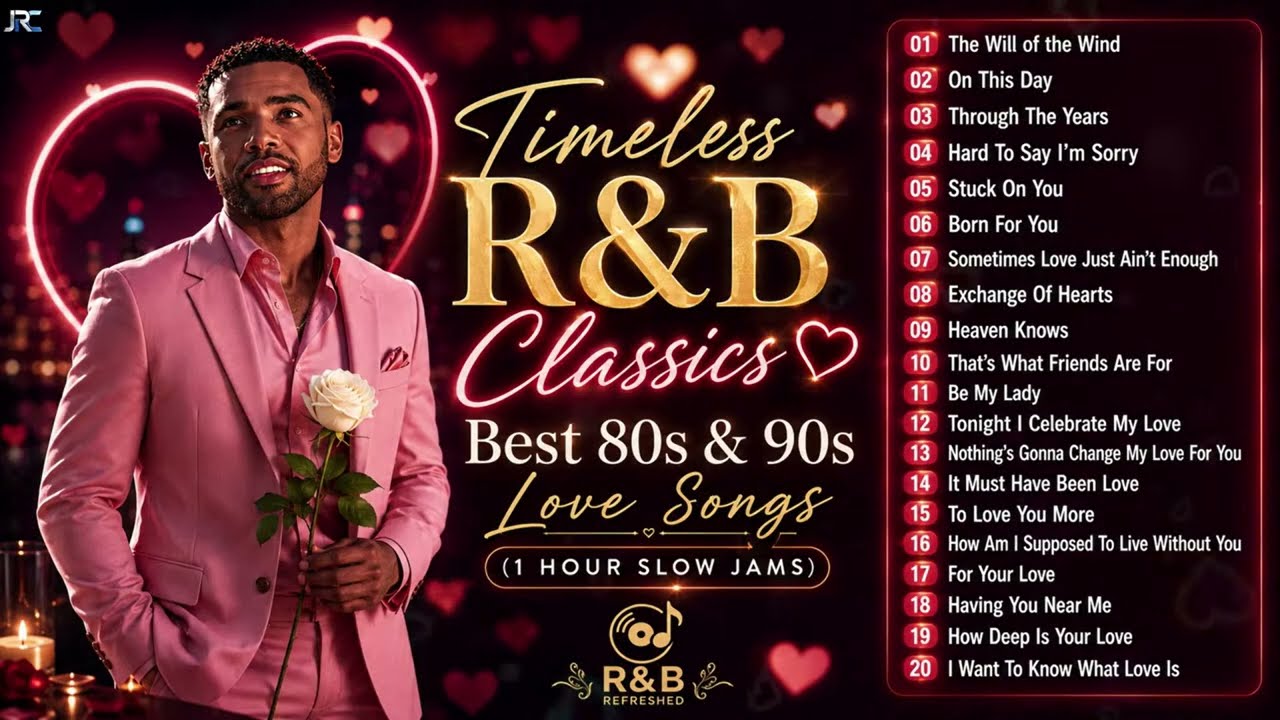 Timeless R&B Classics 💖 Best 80s & 90s Love Songs (1 Hour Slow
