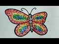 Ladyfinger painting  butterfly