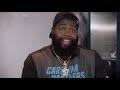 Mario Addison Tests His British Food Knowledge | Carolina Panthers