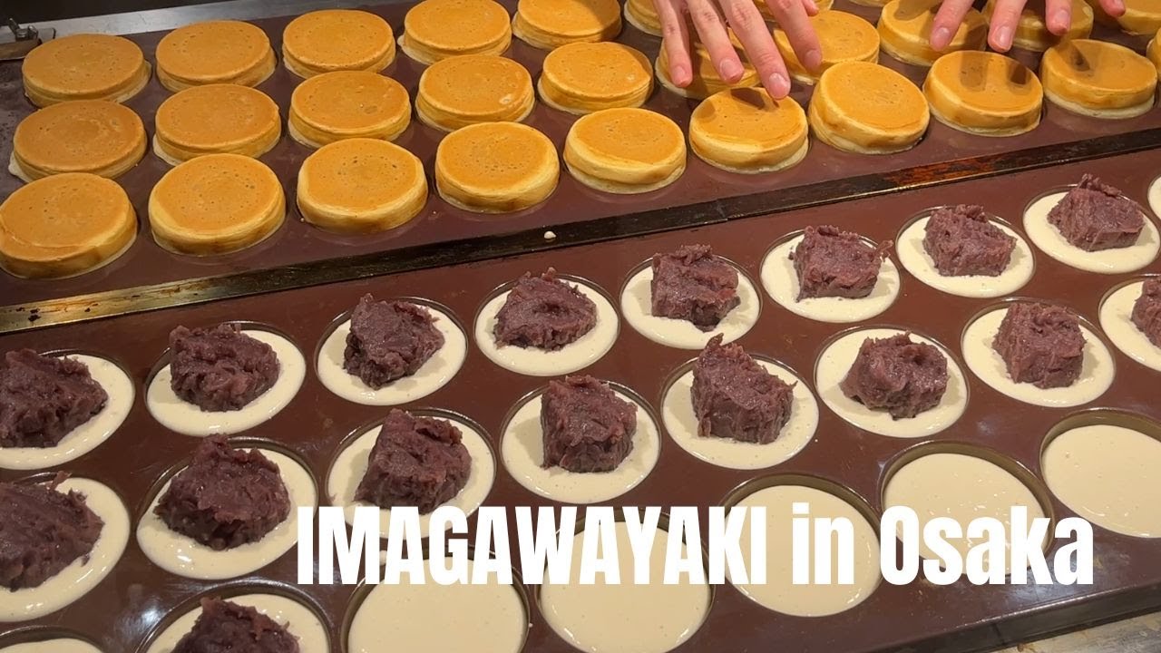 ⁣Amazing Skill! IMAGAWAYAKI(Kaitenyaki) | Japanese street food | GOZASORO