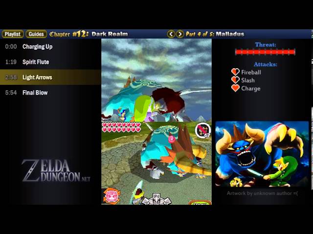 Legend of Zelda Spirit Tracks Walkthrough 12 (4/5) "Malladus"