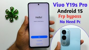 Vivo Y19s Pro Frp bypass Android 15 | Without TalkBack | New Security 2025 | Without Pc 