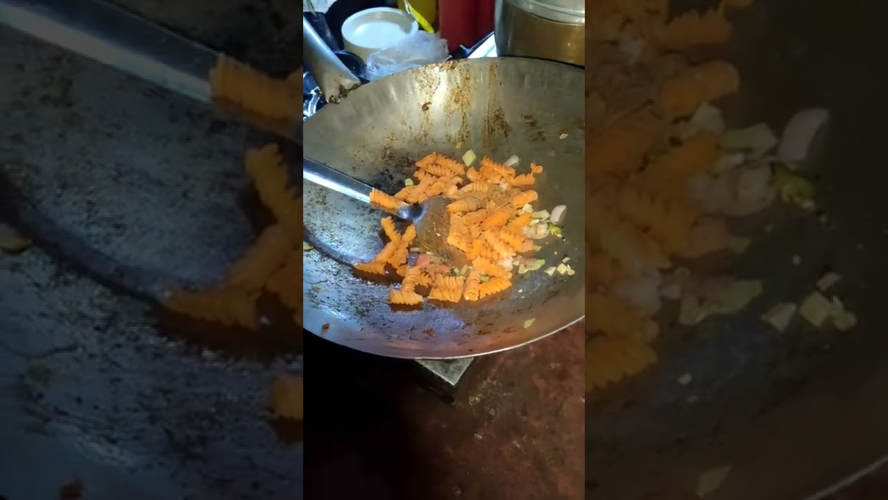 red chilli spicy पास्ता 🤤🥵🥵🥵 INDIAN STREET FOOD shorts streetfood