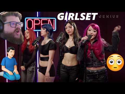 GIRLSET “CHAT” Performed Live on Open Mic Reaction | @genius