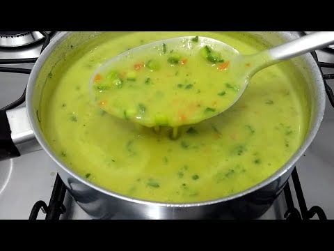 Vídeo: Sopa De Purê De Abobrinha Fresca