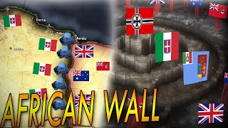 THE WALL OF AFRICA! THE ITALIAN FORTRESS WILL HOLD! - HOI4 Multiplayer screenshot 2