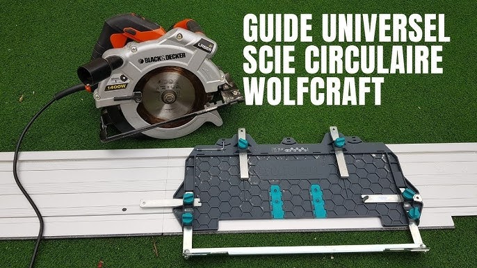 Guide auto-fixant maison / Shop-made Guide Clamp  Guide scie circulaire,  Scie circulaire, Menuiserie