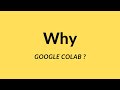 Why should you use Google colab for your data science project