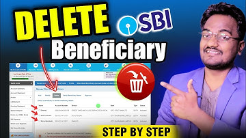 How to Delete Beneficiary in SBI Net Banking 2025 | SBI Beneficiary Delete Kaise Kare