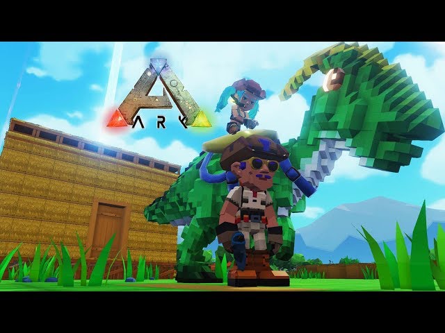 Nueva Mega Serie Comienza Lo Epico Pixark 1 Youtube - mi personaje de roblox en minecraft mineark pixark