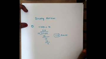 Binary division in tamil