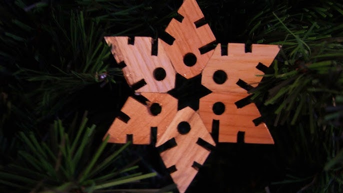 DIY Large Wooden Snowflakes - Pine and Poplar