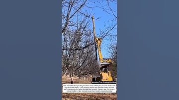 Amazing Tree Pruning Machine – Next Level Farm Automation! 🌳