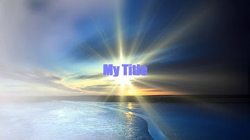 Cyberlink Power Director 13 Intro #1 - Clouds to Sun