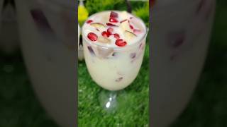 delicious dessert/fruit custard shakeshortsfoodshorts homemadefruitcustardfruitsaladdelicious