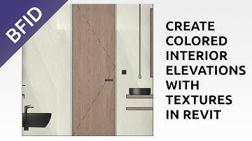Interior Elevation with Textures in Revit
