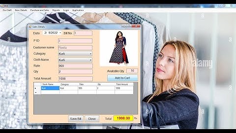 Cloth Shop Management System (Boutique Management System) VB Net 2010 Project with Source Code