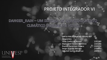 Apresentação do  Projeto Integrador VI - DRP14-PJI610-SALA-001GRUPO-007