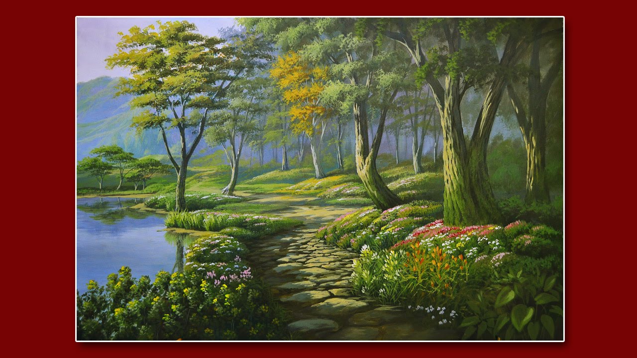 Acrylic Landscape Painting Easy Steps To Capturing Light In Acrylic