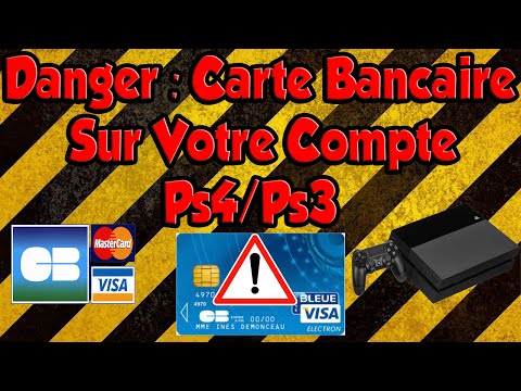 Danger : Carte Bancaire Sur Votre Compte Ps4/Ps3 (+ Comment l'enlever)