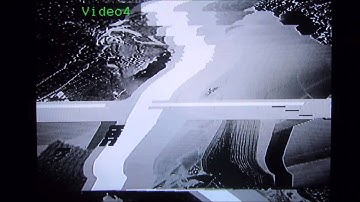 Glitch Art Experimental film:  waves, sun and moon