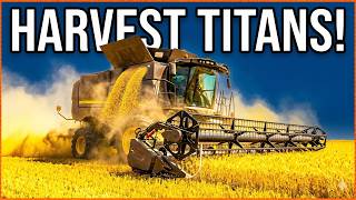 Modern Agriculture Machines: Massive Wheat Harvest & Engineering Marvels