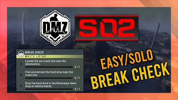 Break Check (Car Crash Hard Drive) GUIDE | DMZ Season 2 Mission Guide | Simple
