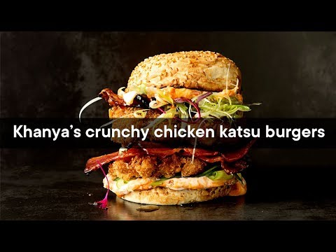 Crunchy chicken katsu burger | Woolworths TASTE Magazine