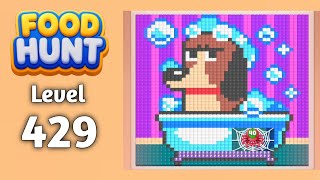 Food Hunt Pixel puzzle level 429 walkthrough solution gameplay 