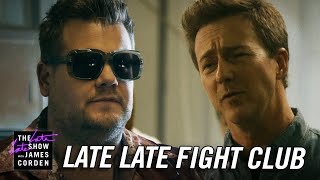 Edward Norton Ends James Corden's 'Fight Club'