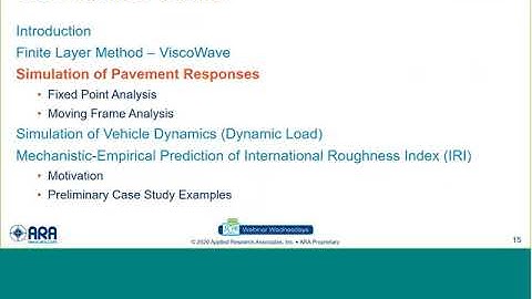 Effect of Moving Dynamic Loads on Pavement Response and Performance Part II Pavement Performance 202