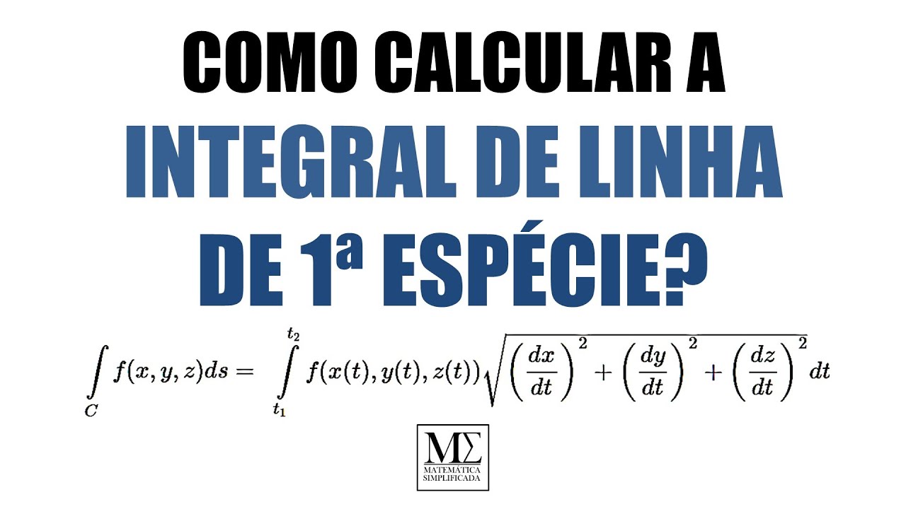Integral de Linha de Campo Escalar | Como Calcular uma Integral de ...