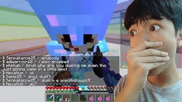 I Challenged My Friend On A 1V1 In Minecraft (REMATCH)