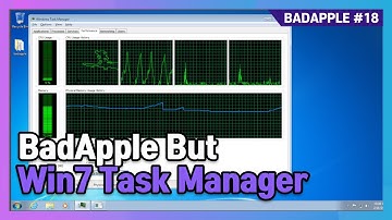 BadApple!! But Windows7 Task Manager