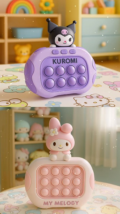 Mainan pop it kuromi dan my melody paling keren 🤩😍#sanrio #kuromi #mymelody #popit #kawaii