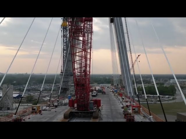 Time lapse of the Gordie Howe International Bridge Project