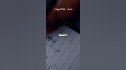 Tousif #Signature👑Queen