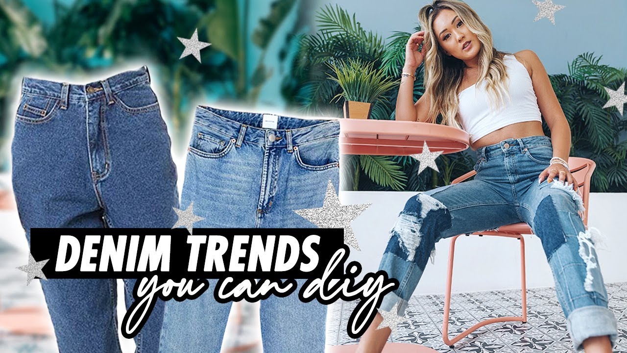 DIY DENIM FLIPS | $$$ Trends Made Cheap - YouTube