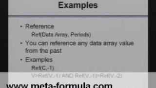 MetaStock Reference Function Revealed