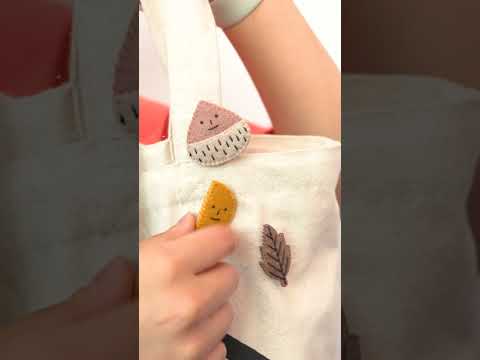 에코백에 포인트 주는 법 #가을악세사리