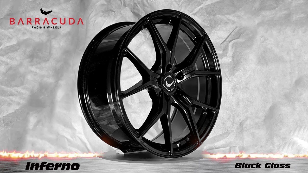 Barracuda Inferno Felge/ Wheels hochglanz schwarz 8,5x19 5x112