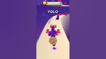 Blob Runner 3D Android iOS Gameplay Walkthrough #shortsvideo #speedrungames