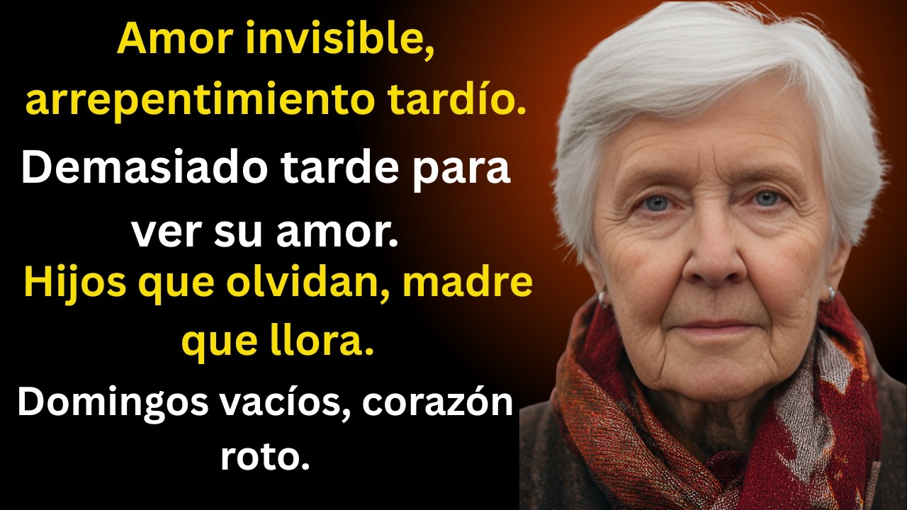 Cuando los hijos olvidan, el corazón de la madre llora.
