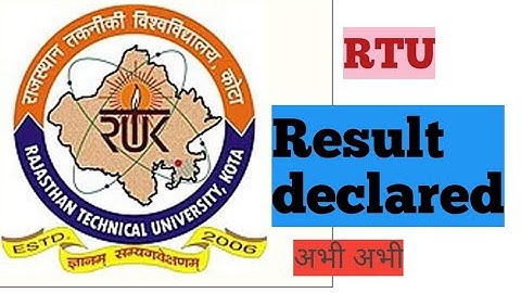 RTU result declared